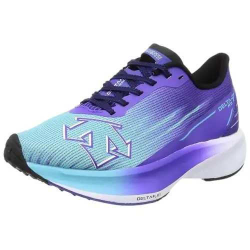 DESCENTE Delta Pro Slip Resistant Abrasion Resistant Low top Casual Running Shoes Unisex Blue Purple