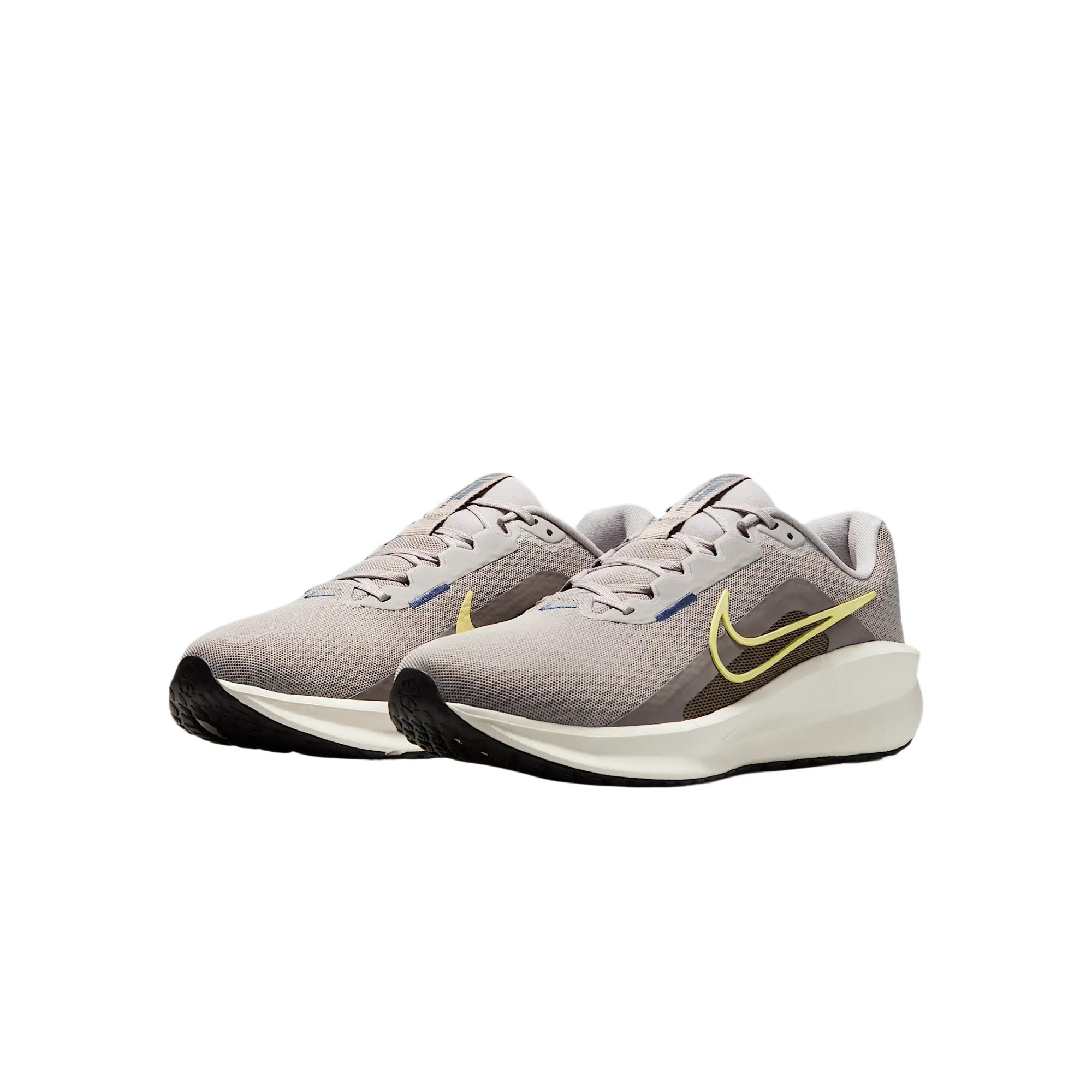 Nike Downshifter 13 College Grey Cave Stone Diffused Blue Soft Yellow