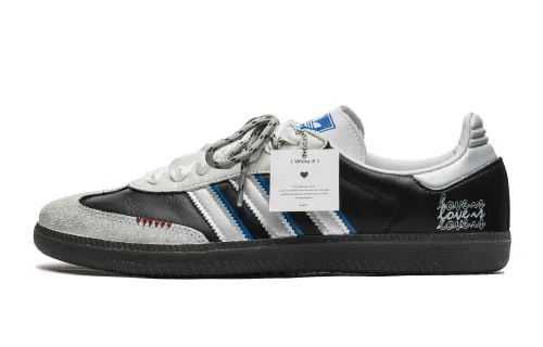 Adidas Originals SAMBA OG Slip Resistant Slip Resistant Low top Skateboard Shoes Unisex Black