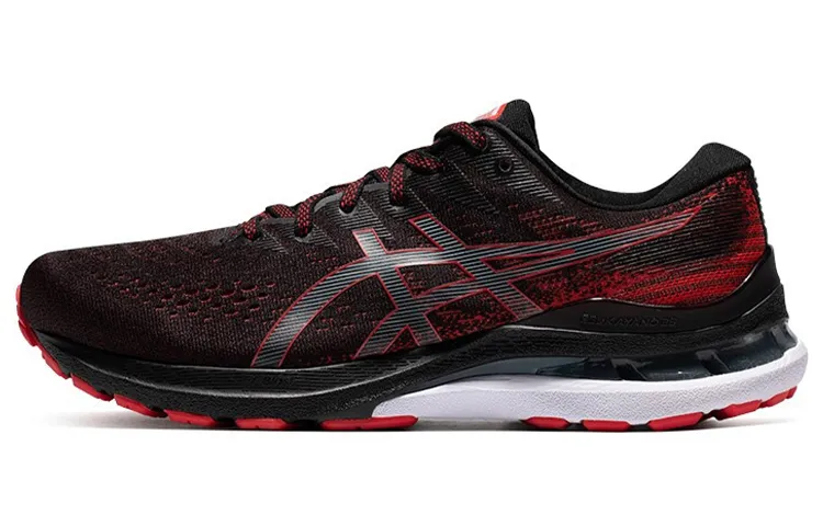 ASICS Gel Kayano 28 Black Electric Red White