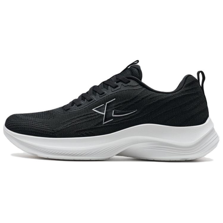 XTEP Breathable And Resilient Low top Running Shoes Men’s Black White