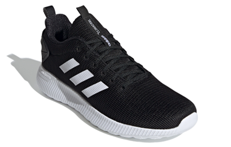 Кроссовки adidas neo Cloudfoam (черно-белый) — фото 2