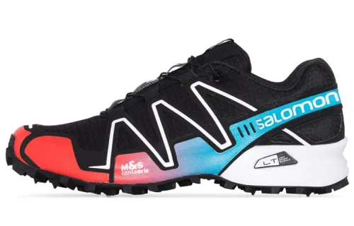 SALOMON Speedcross 3 Sports Abrasion Resistant Slip Resistant Low top Running Shoes Men's Black
