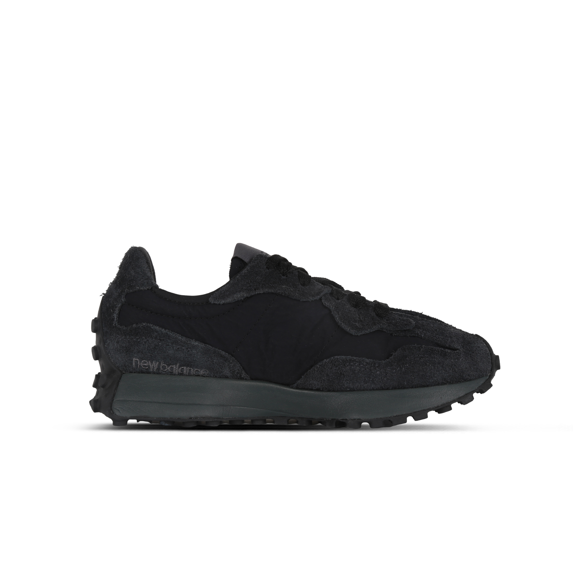 New Balance NB 327 Cushioning Abrasion Resistant Breathable Low top City Commuting Running Shoes Unisex Black White