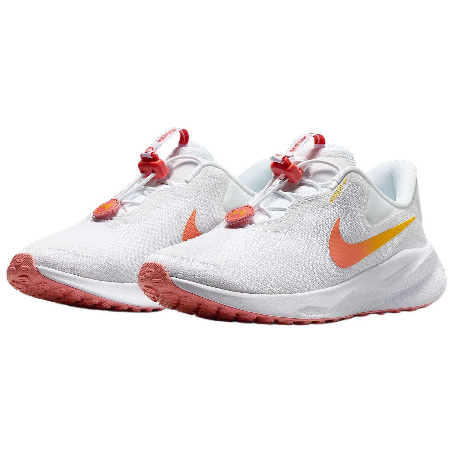 Nike Revolution 7 EasyOn White University Gold Magic Ember Women’s