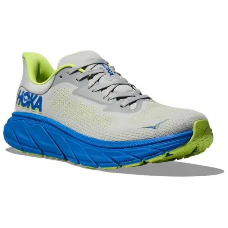 HOKA ONE ONE Arahi 7 Slip Resistant Abrasion Resistant Low top Running Shoes Men’s Gray Blue Green