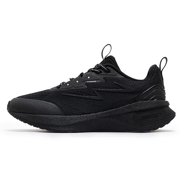 361° Popping Foam Slip Resistant, Abrasion Resistant, Breathable Low top Casual Running Shoes Women’s Obsidian Black