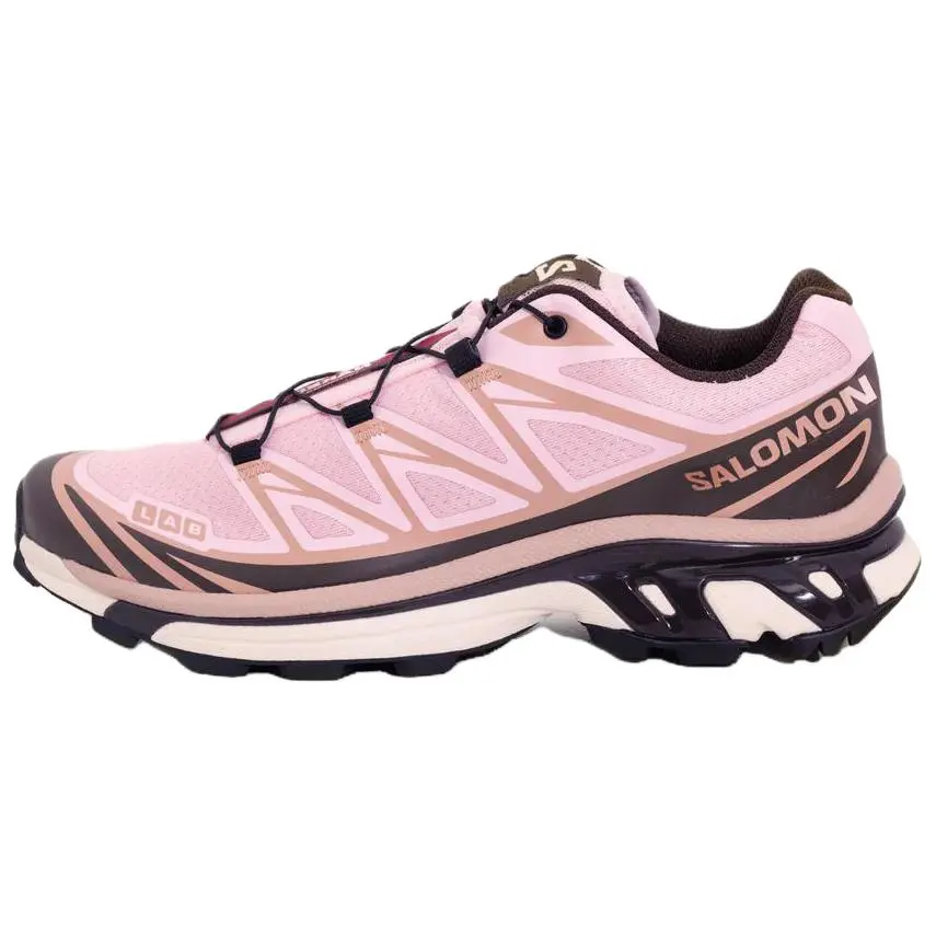 SALOMON x NAKED Copenhagen XT 6 Soft And Comfortable Mesh Low top Casual Trail Running Shoes Unisex Pink