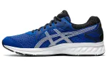 Asics Jolt 2 Casual Textile, Synthetic Leather Low top Shoe Men's Blue Silver