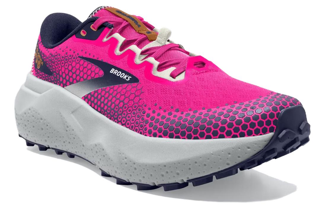 Brooks Caldera 6 Slip Resistant Abrasion Resistant Low top Mountaineering Outdoor Shoes Women’s Rose Red