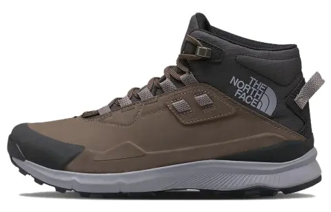THE NORTH FACE Cragstone Leather Mid Abrasion Resistant Cushioning Short Outdoor Boots Men's Brown