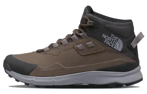 THE NORTH FACE Cragstone Leather Mid Abrasion Resistant Cushioning Short Outdoor Boots Men's Brown
