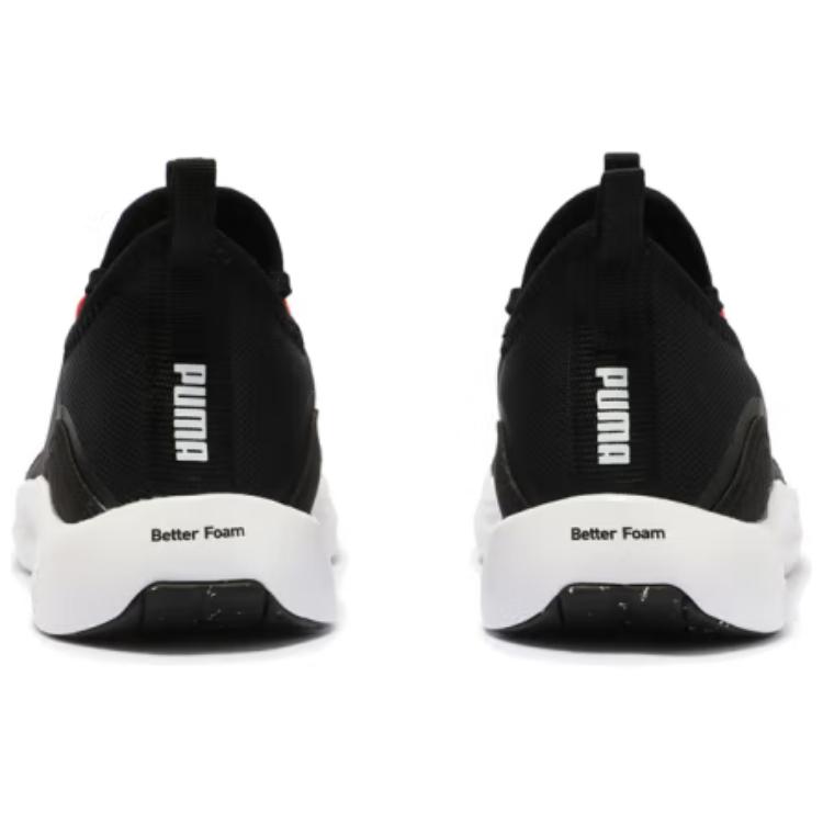 PUMA Slip Resistant, Abrasion Resistant, Breathable Low top Casual Running Shoes Women’s Black Pink White