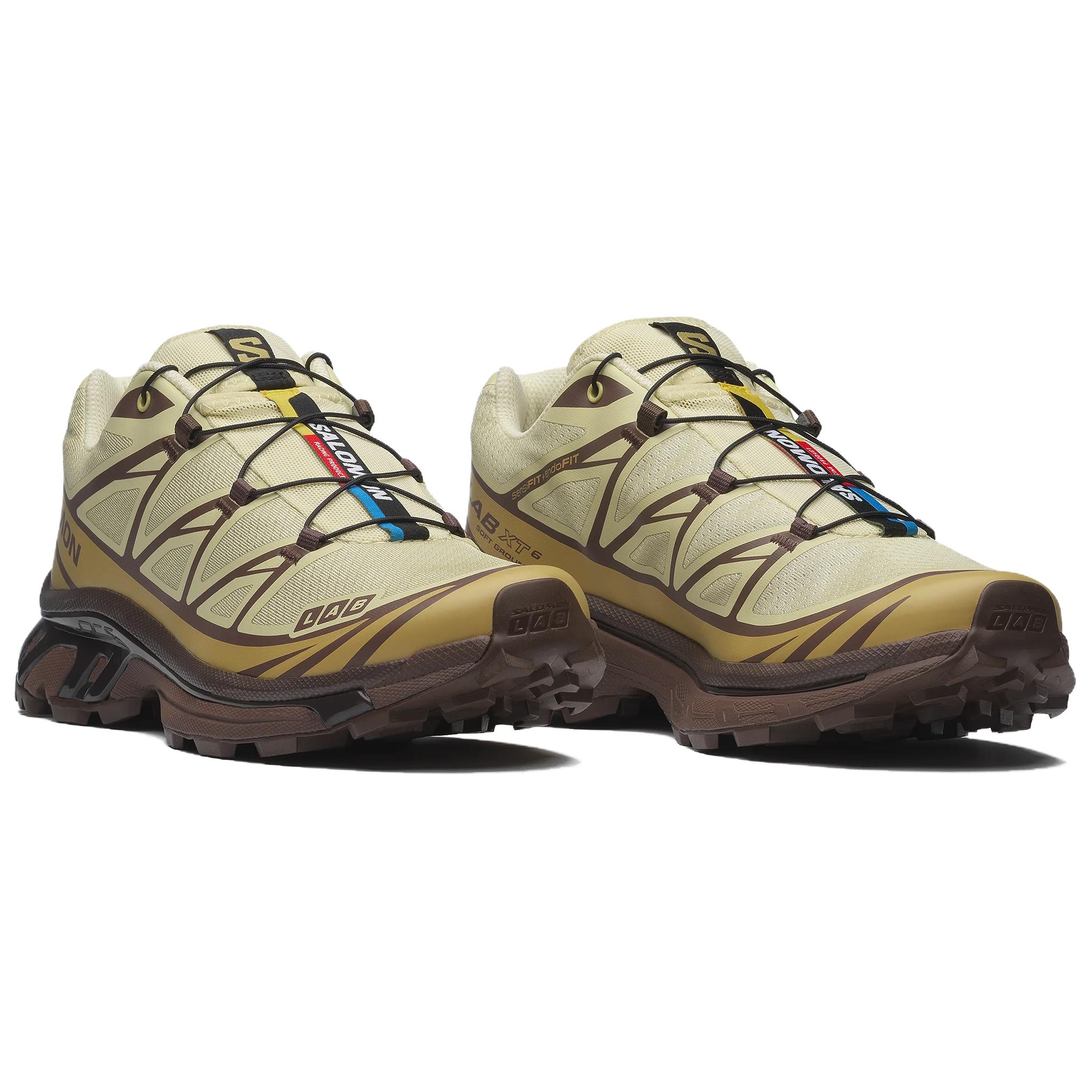 SALOMON XT 6 Lightweight Trail Running Casual Running Shoes Unisex Yellow