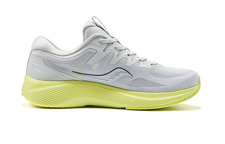 Saucony Lancer Rider 2 Comfortable Cushioning Slip Resistant Abrasion Resistant Low top Running Shoes Men’s Gray