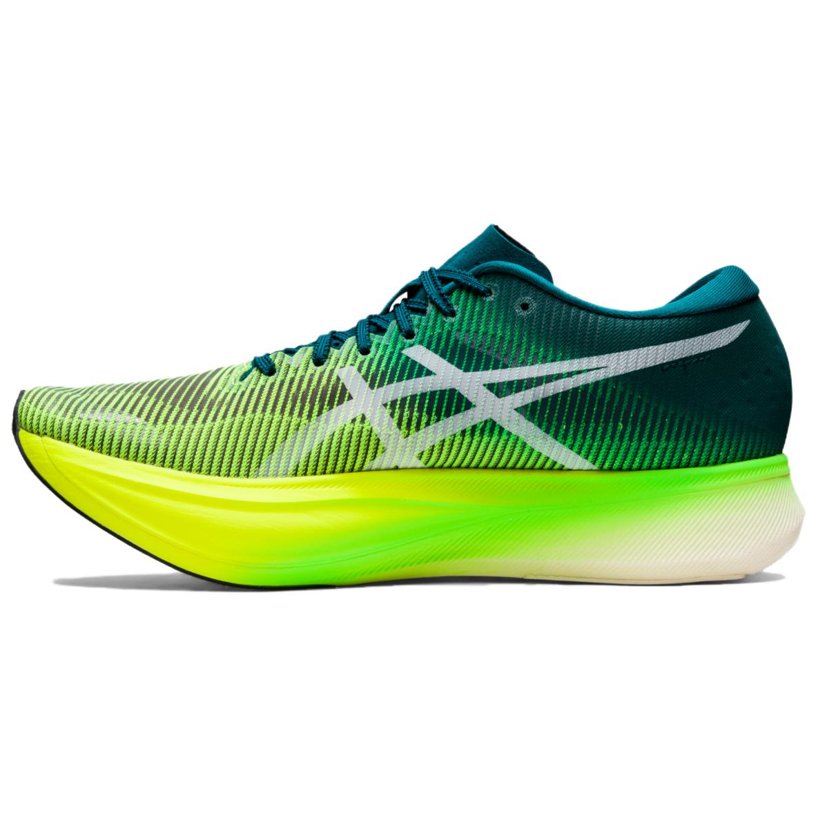 Кроссовки ASICS Metaspeed Edge (зелено-желтые)