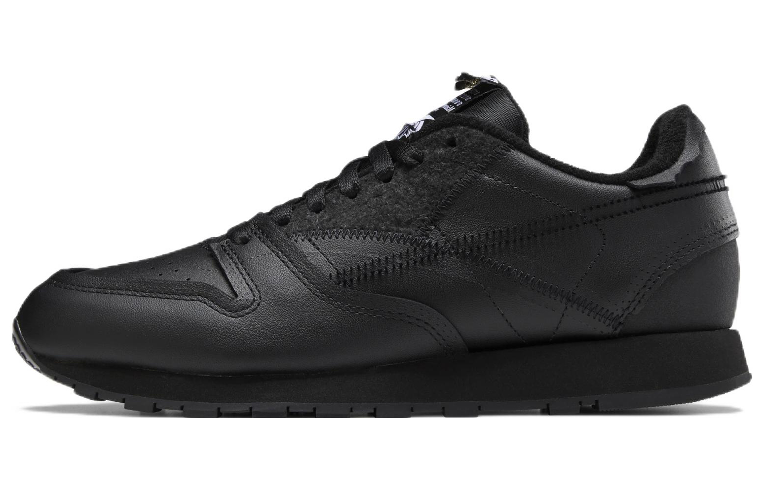 Maison Margiela/Maggiela x Reebok Classic Leather Memory Of Fashion Leather Low-top Casual Running Shoes Unisex Black