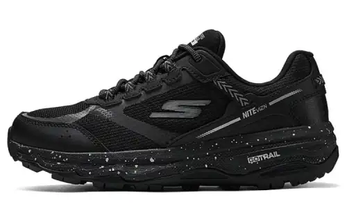 Skechers Mesh Abrasion Resistant, Breathable, Lightweight Low top Running Shoes Women's Black
