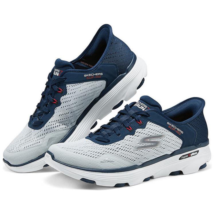 Skechers MEN’S GO Breathable Low top Running Shoes Men’s Blue White