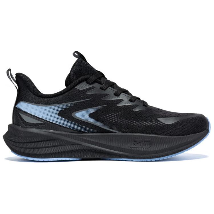 361° Surge Float 1.0 Jacquard Low top Casual Sprint Running Shoes Men’s Black Blue