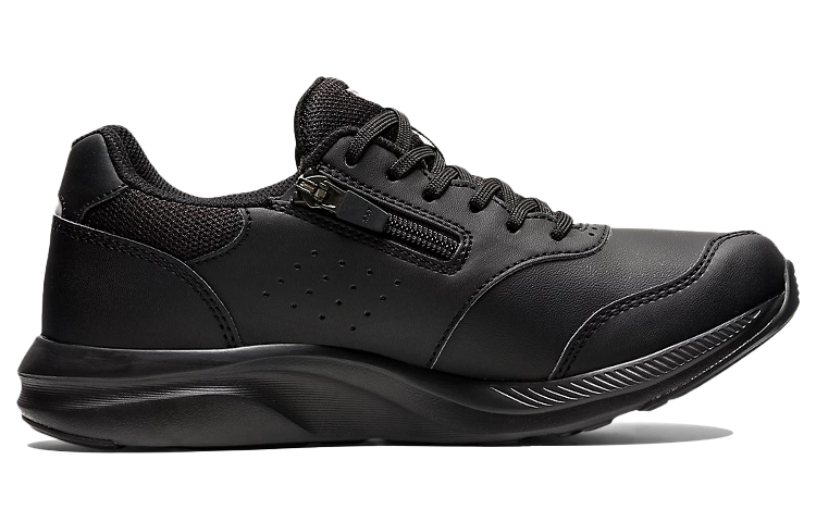 Asics Gel Fun Walker Textile, Leather Low top Running Shoes Women’s Extreme Night Black