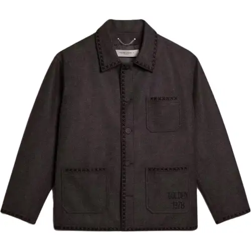 Golden Goose Embroidered Wool Jacket