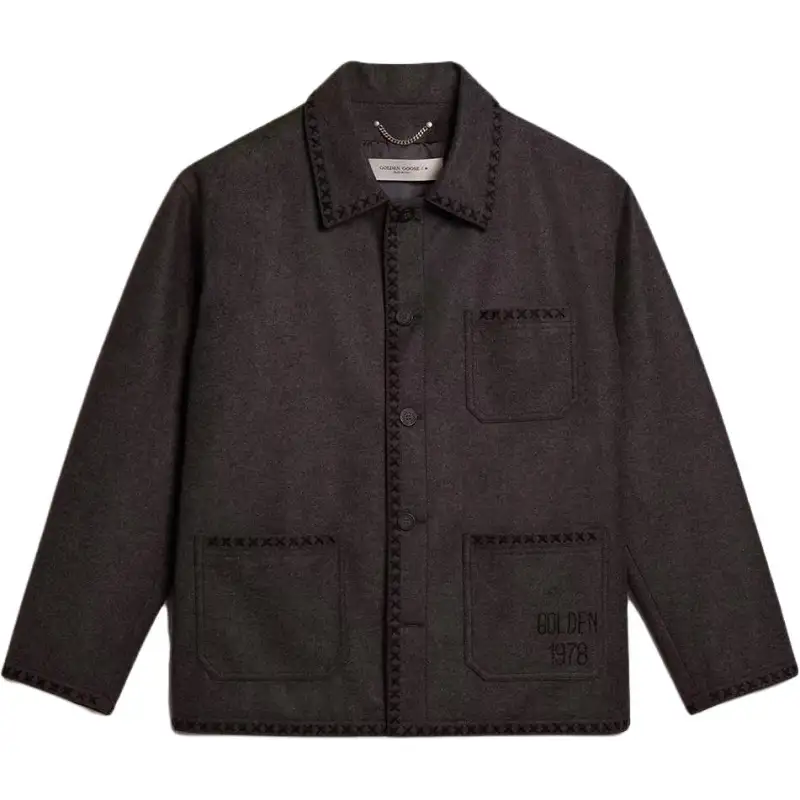 Golden Goose Embroidered Wool Jacket