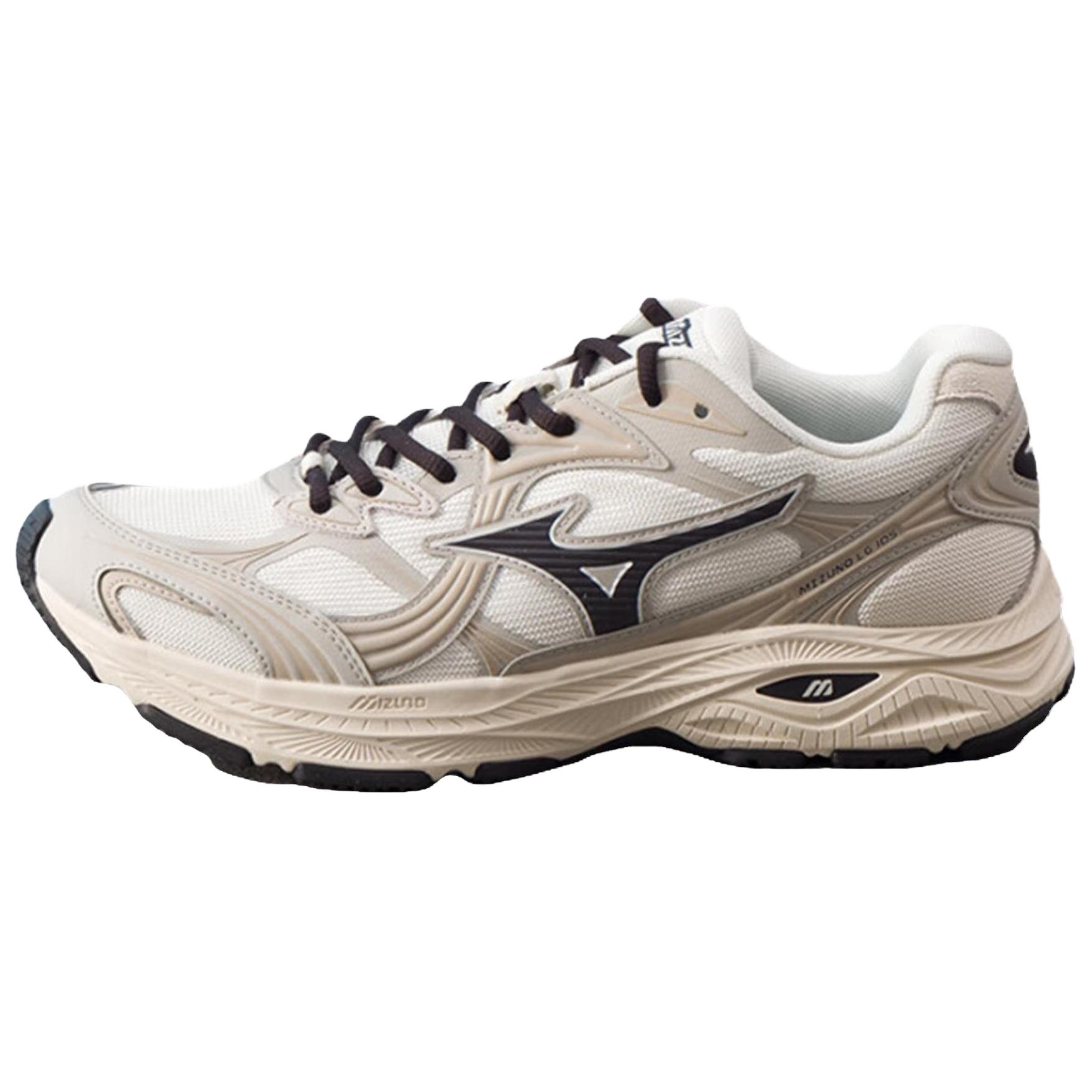 Mizuno LG 10S Textile, Synthetic Leather, Split Cow Leather Cushioning Slip Resistant Low top Casual Running Shoes