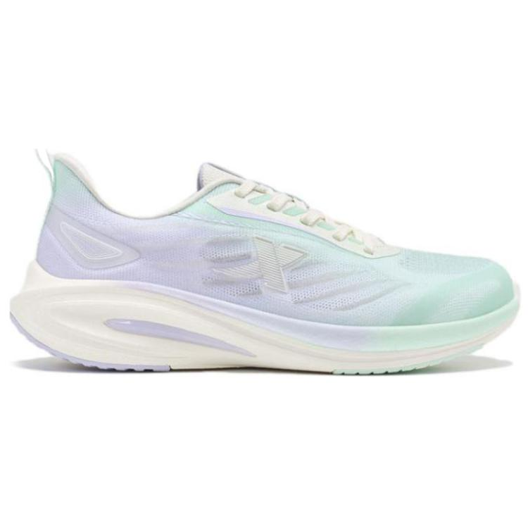 XTEP Lighten 7.0 Versatile Slip Resistant, Abrasion Resistant, Breathable Low top Running Shoes Women’s Green Purple