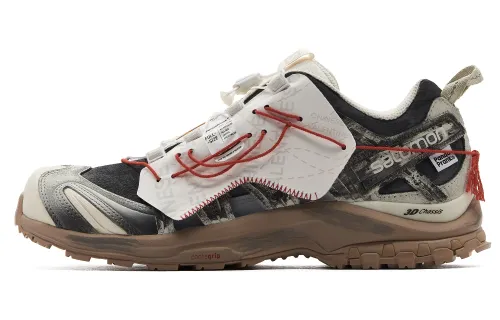 SALOMON XA Pro 3D ADV Slip Resistant Abrasion Resistant Low top Running Shoes Unisex Black Gray