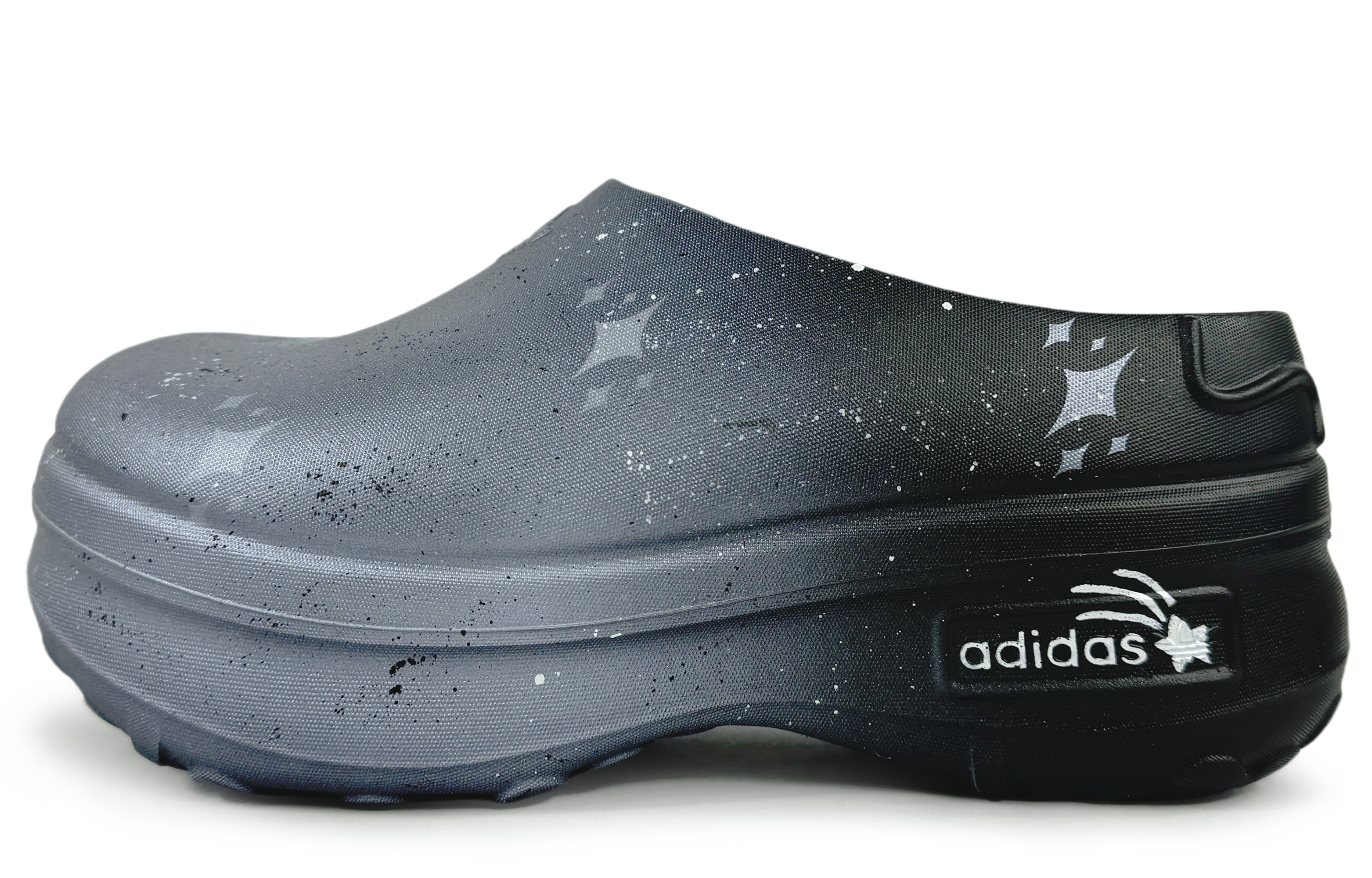 Adidas Originals AdiFOM Stan Smith Mule Abrasion Resistant Slip Resistant Closed Toe Slippers Women's Silver Black