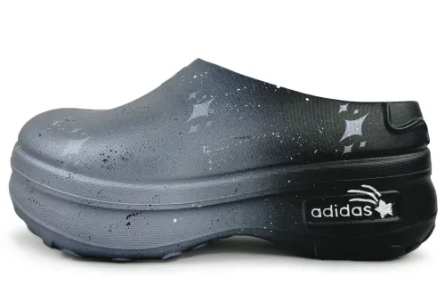 Adidas Originals AdiFOM Stan Smith Mule Abrasion Resistant Slip Resistant Closed Toe Slippers Women's Silver Black