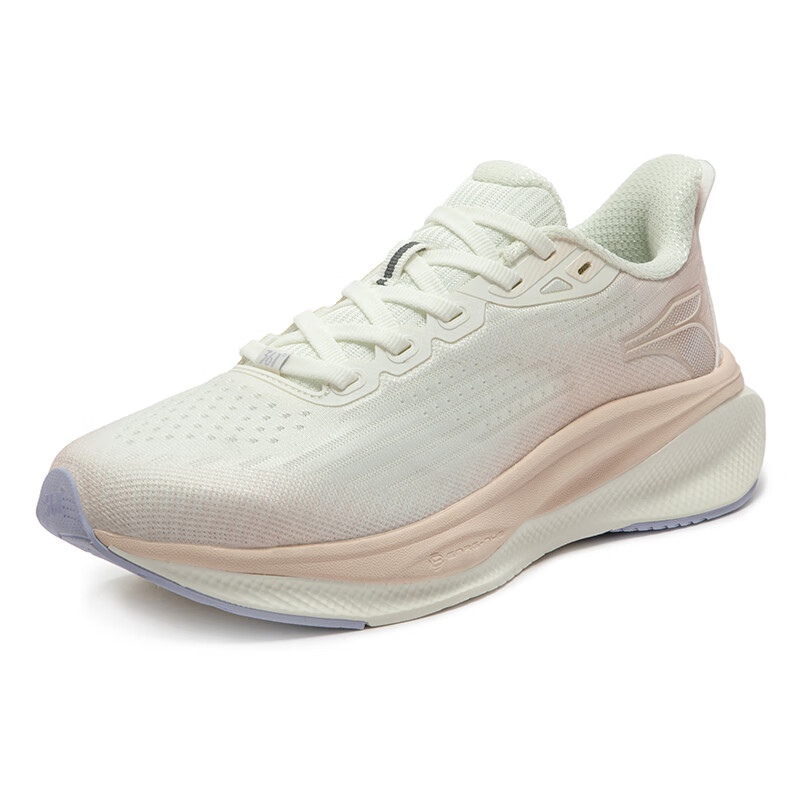 361° Magic Carpet Slip Resistant And Breathable Low top Casual City Commuting Running Shoes Women’s White Pink