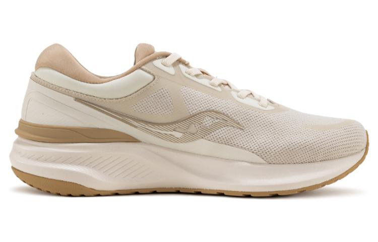 Saucony Cushioning Slip Resistant Abrasion Resistant Lightweight Low top Training Running Shoes Unisex Brown White