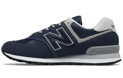 New Balance NB 574 Mesh, Textile Low top Casual Running Shoes Unisex Marine