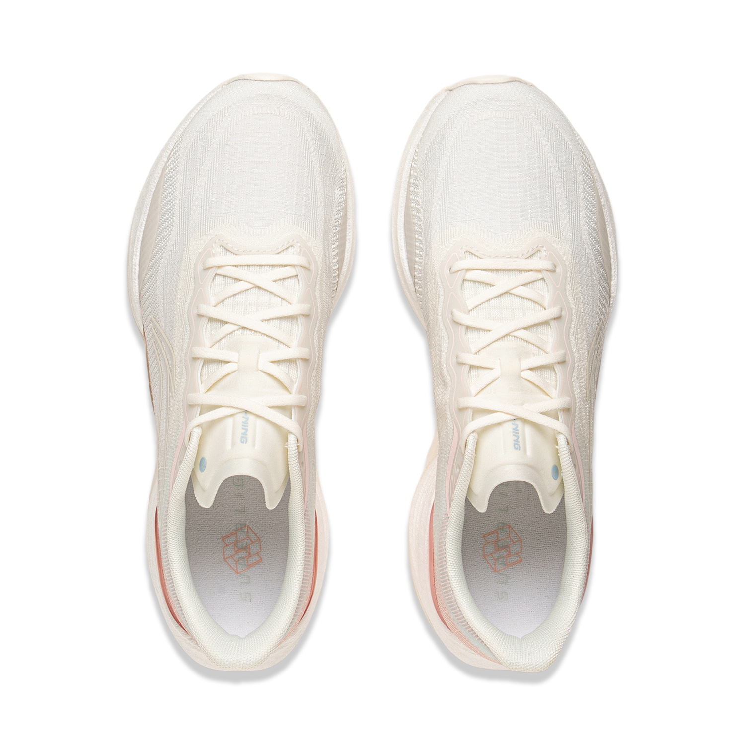 Li Ning Super Light 22 Low top A GRIP PRO Marathon Training Physical Fitness Test & Exam Running Shoes Women’s Ivory