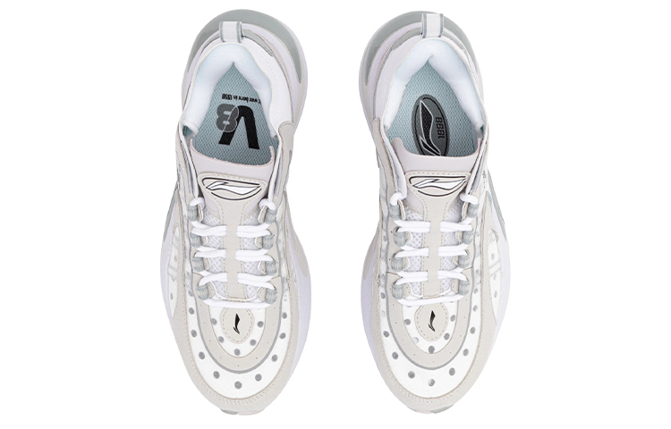 Li Ning Cushioning Slip Resistant Abrasion Resistant Low top Running Shoes Women’s Gray