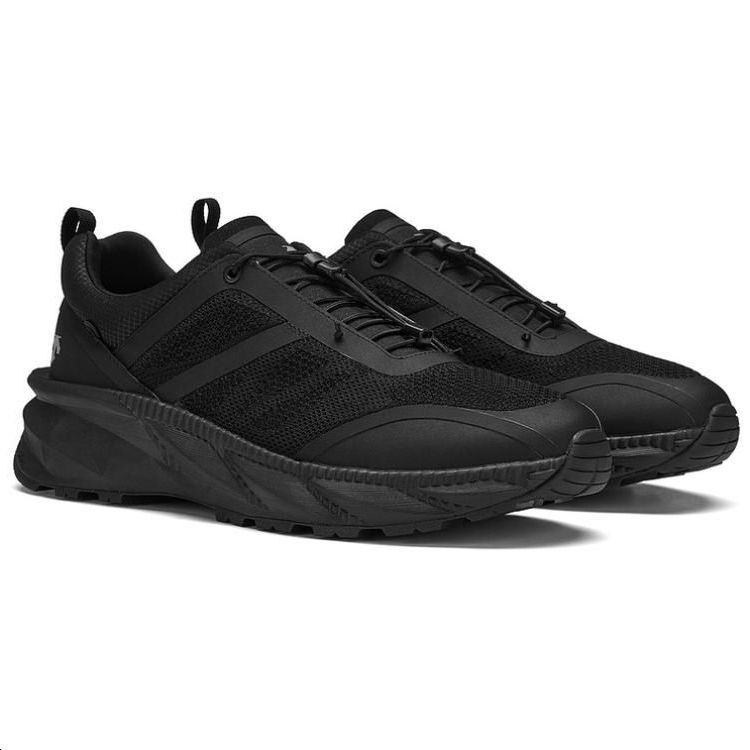 DESCENTE ALLTERRAIN Fabric Rebound Low top Casual Running Shoes Unisex Black