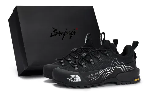 THE NORTH FACE GLENCLYFFE Slip Resistant Low top Running Shoes Men's Black White