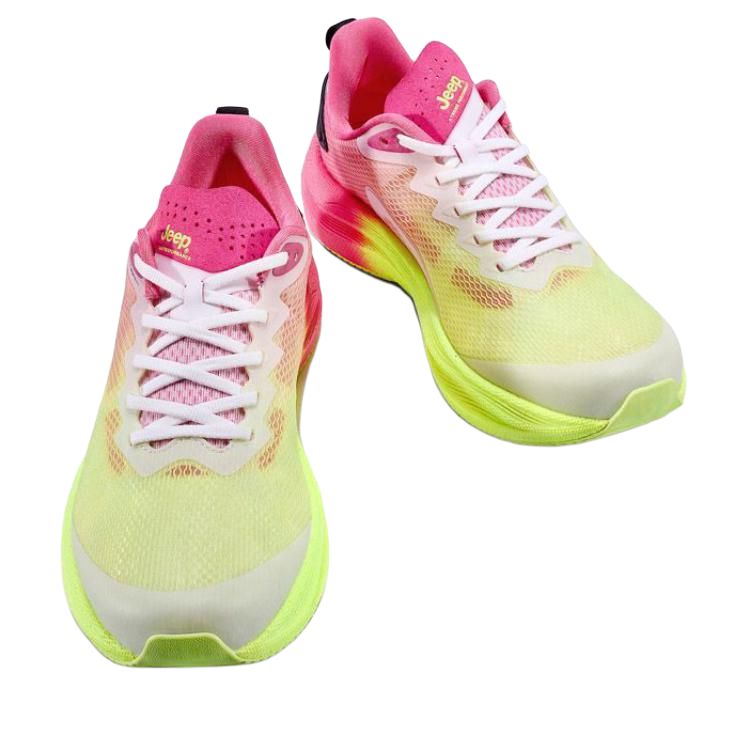 Jeep Running Shoes Men’s Low Top Neon Green