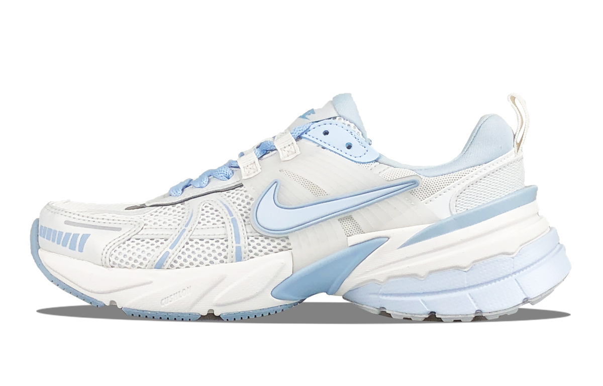 Nike V2K Run Abrasion Resistant Low top Running Shoes Women’s Blue White