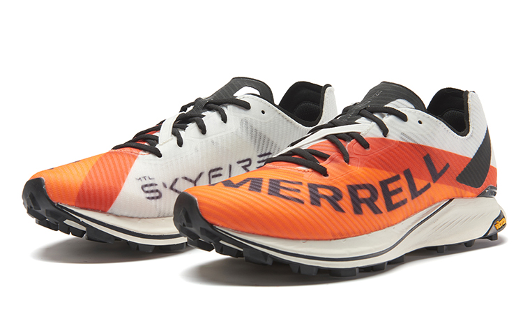 MERRELL MTL Skyfire 2 Slip Resistant Abrasion Resistant Low top Outdoor Shoes Women’s White Orange