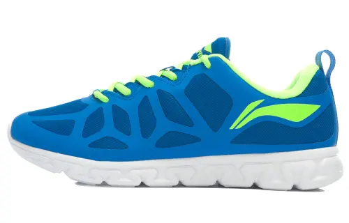 Li Ning Arc Synthetic Leather, Mesh Cushioning Slip Resistant Abrasion Resistant Low top Running Shoes Men's