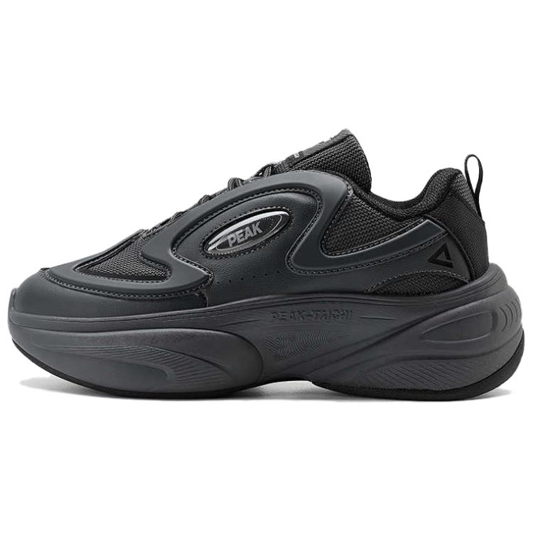 PEAK Slip Resistant Abrasion Resistant Cushioning Low top Casual Running Shoes Women's Dark Gray