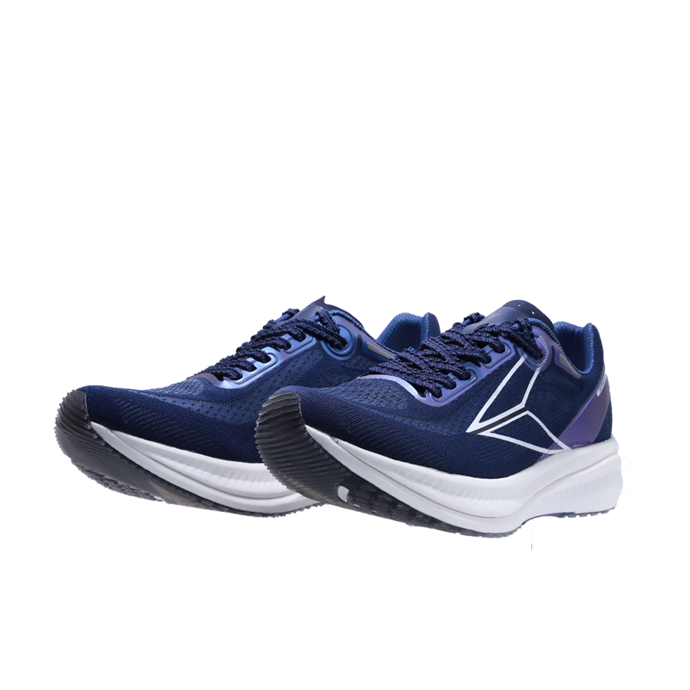 SUPAOSIKE Cushioning Slip Resistant Abrasion Resistant Low top Carbon Plate Casual Running Shoes Unisex White Blue