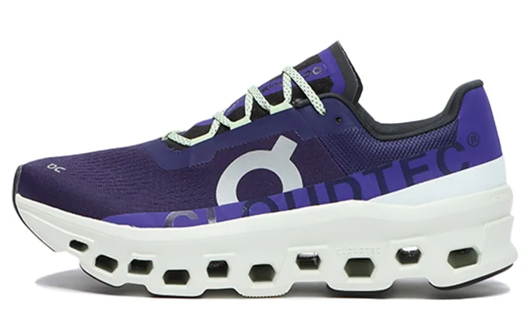 On Running CloudmOnster Acai Purple Yellow