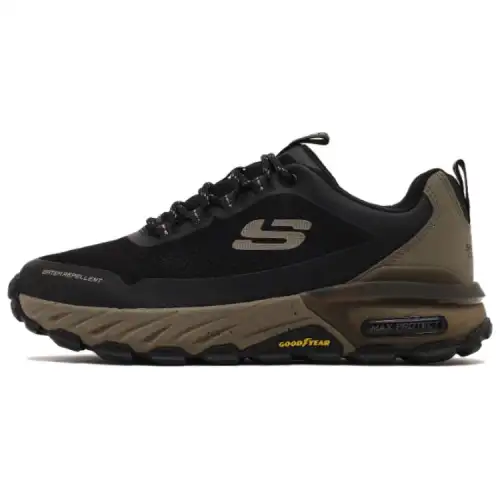 Skechers Max Protect Cushioning, Wear Resistant Low top Outdoor Shoes Men's Black