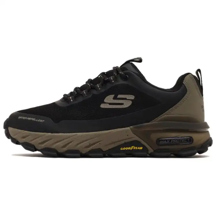 Skechers Max Protect Cushioning, Wear Resistant Low top Outdoor Shoes Men's Black