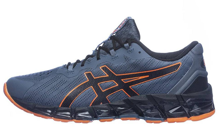 Asics Gel Quantum 360 Abrasion Resistant Low top Running Shoes Men's Blue Orange