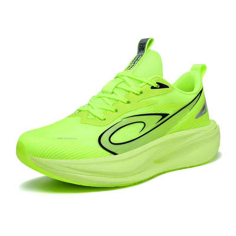 GAISIDULANTE Impact Resistant, Abrasion Resistant, Slip Resistant Low top Running Shoes Unisex Neon Green
